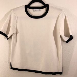 Zara Knit Sweater Tee